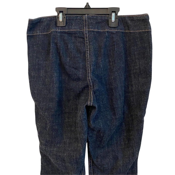 MARNI x Current Elliott 0 Jeans The Easy Trouser Button Fly Cropped - Picture 7 of 10